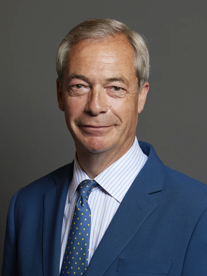 Official 2024 portrait of Nigel Farage MP